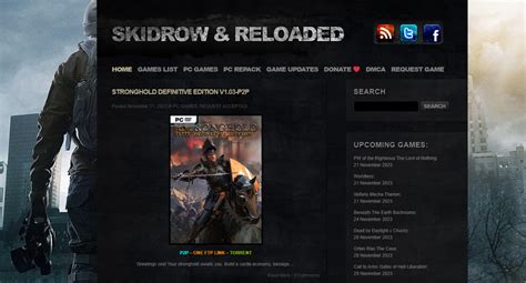skidrow reloaded torrents.